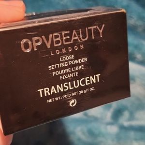OPVbeauty London Translucent  Setting Powder with Bonus Brush Cleaner